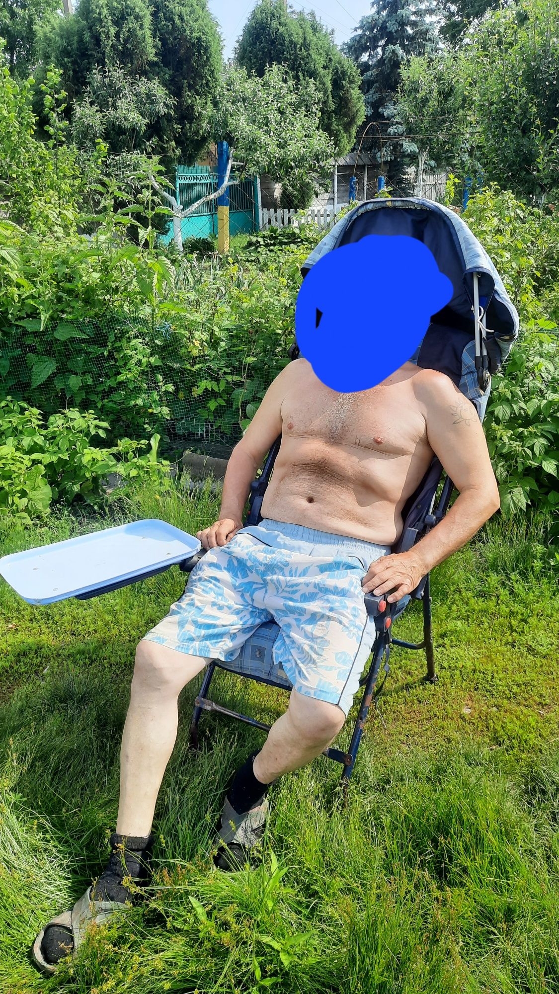 Крісло для рибалки саморобітнє