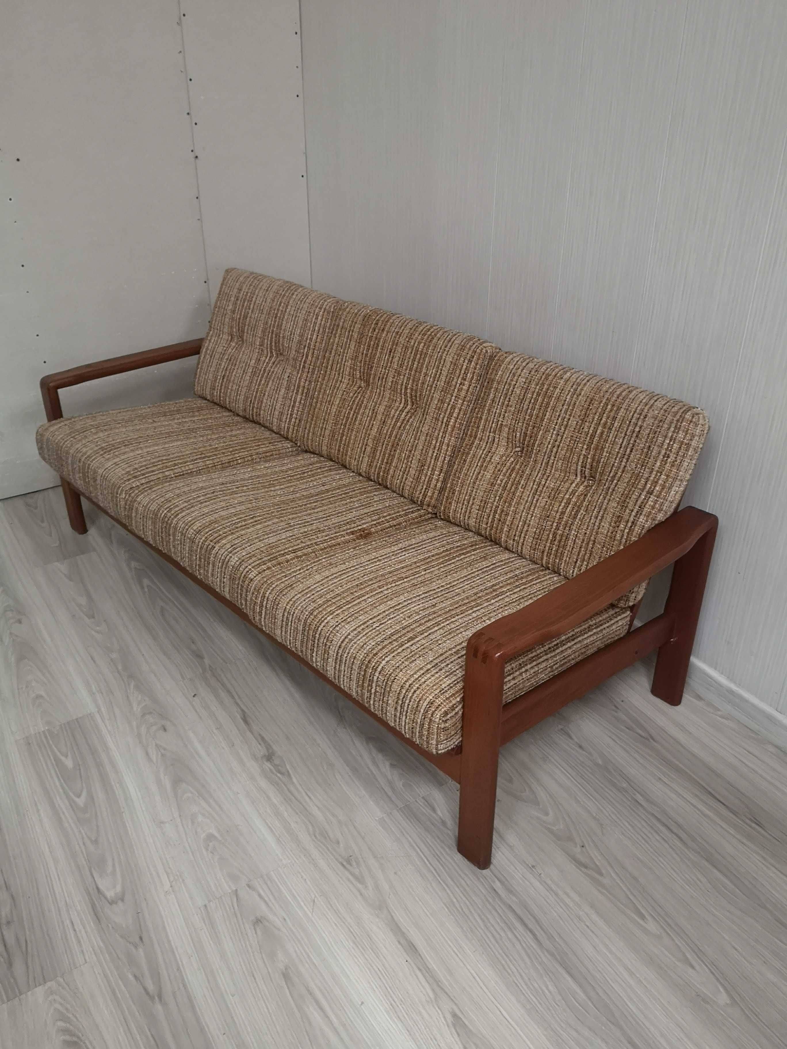 Sofa DANIA 3 OSOBOWA trójka duńska mid century lata60 70 retro vintage