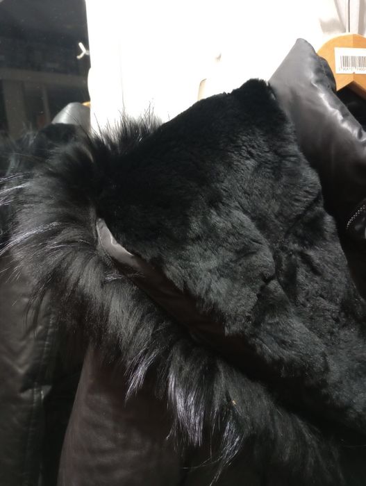 Płaszcz puchowy Ochnik M czarny