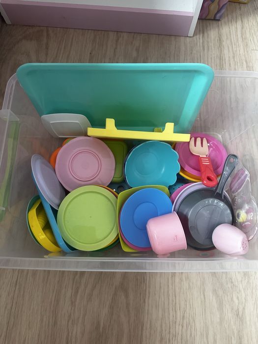 Дитяча кухня зі звуком , набір посуду