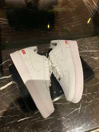 Supreme x Nike Air Force 1 White Low Shoes EU 44