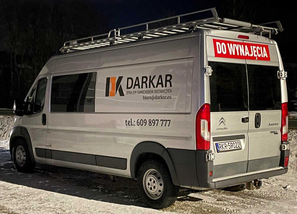 Wynajem Bus dostawczy citroen Jumper DARKAR