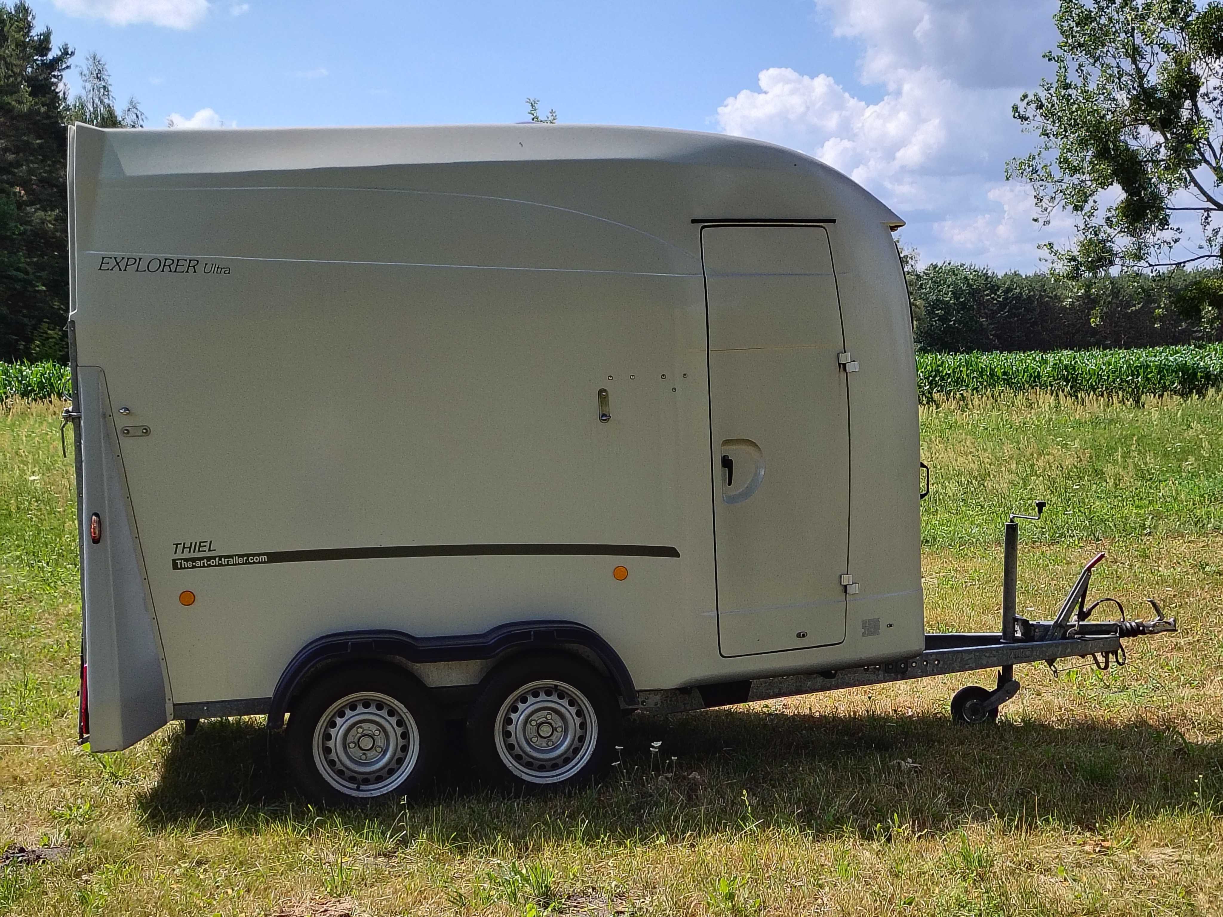 Przyczepa Konna Boeckmann , Thiel -Explorer z Aluminiową Podłogą