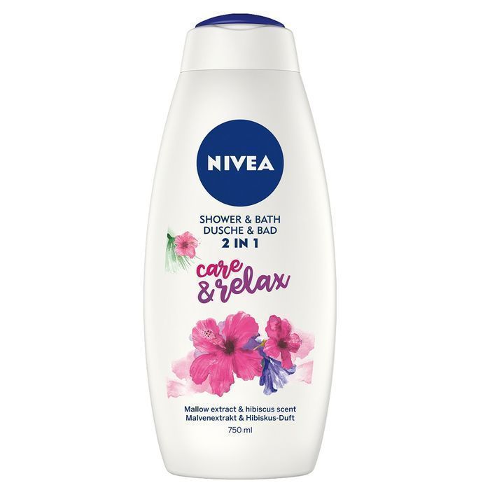 Nivea Shower & Bath płyn do kąpieli i żel pod prysznic 2w1  750ml
