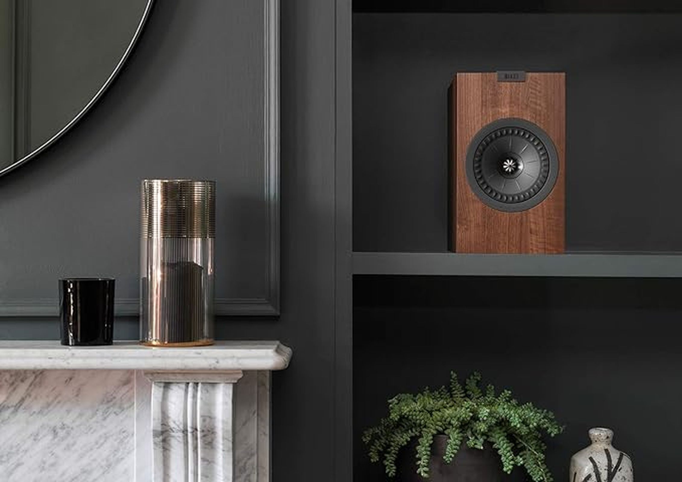 KEF Q350 Walnut Kolumny podstawkowe
