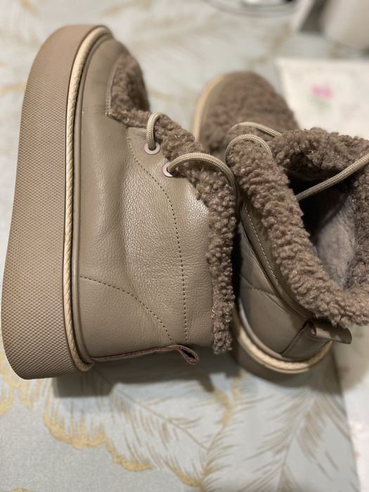Шкіряні зимові черевики тедді 39