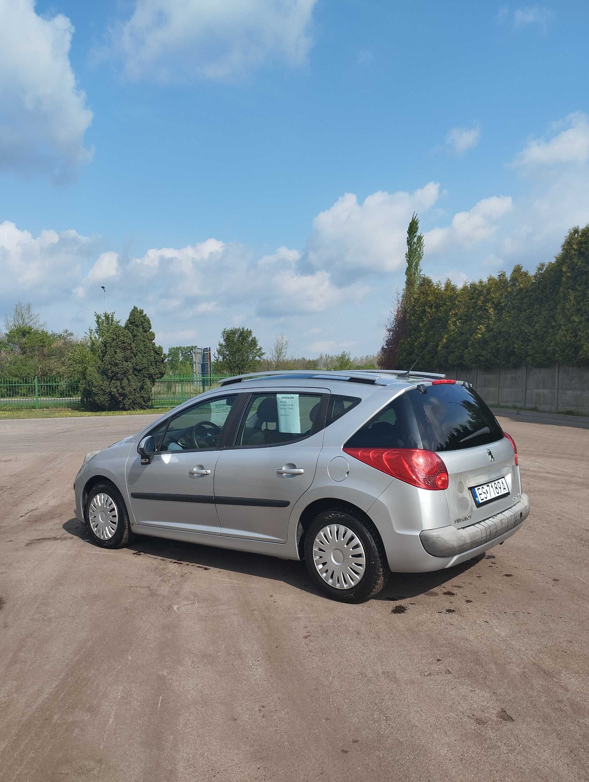 Sprzedam Peugeot 207SW 2008r. 1,4 Benzyna; Klima; Panorama