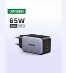 Зарядний пристрій Ugreen 65W GaN | адаптер для ноутбука | зарядка