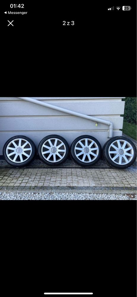 Alufelgi 5x112 audi sline 17”