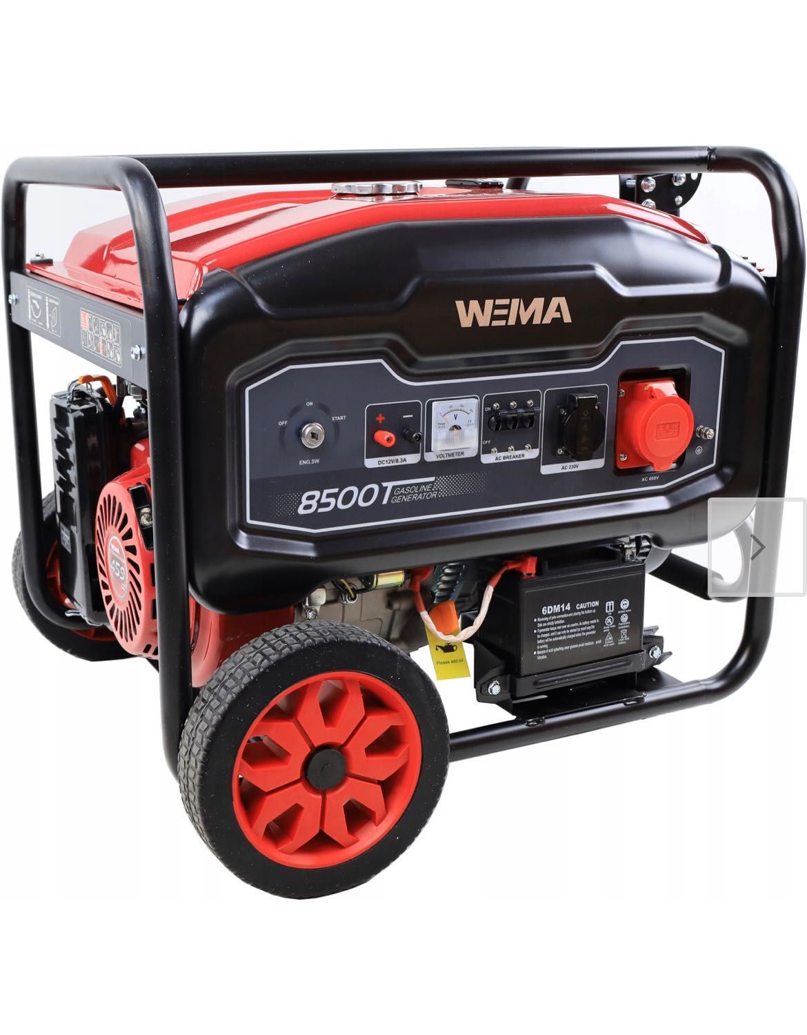 Wynajem wypożyczalnia Agregat prądotwórczy Weima WM8500E-3 8000 W