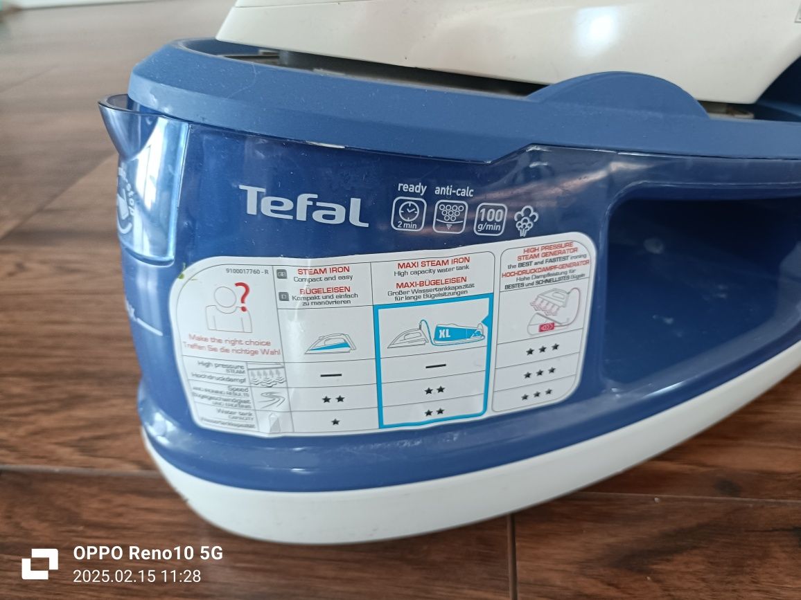 Żelazko Tefal ze stacją parową