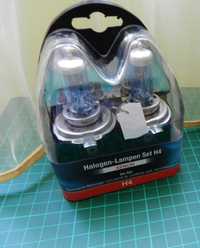 Żarówki Xenon Halogen-Lampen Set H4 60/55 W 12 V Blue 2 szt w pudełku.