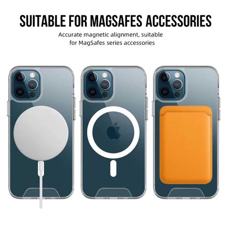 Прозрачный чехол с магнитом Magsafe Apple iPhone 11 12 13 14 15