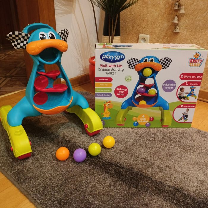 Chodzik pchacz Playgro  Smok