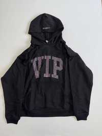 Худи Vetements V.I.P diamond hoodie со стразами balenciaga rick owens