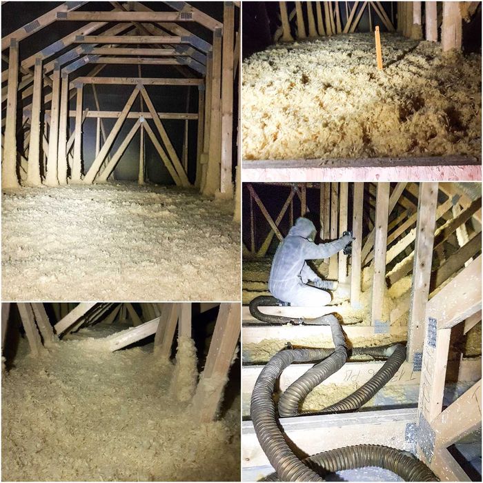 Wełna mineralna wdmuchiwana Ursa Knauf Rockwool Celuloza Ekofiber