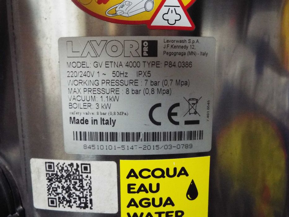 Generator Pary, odkurzacz, LAVOR  (ZAMIANA)