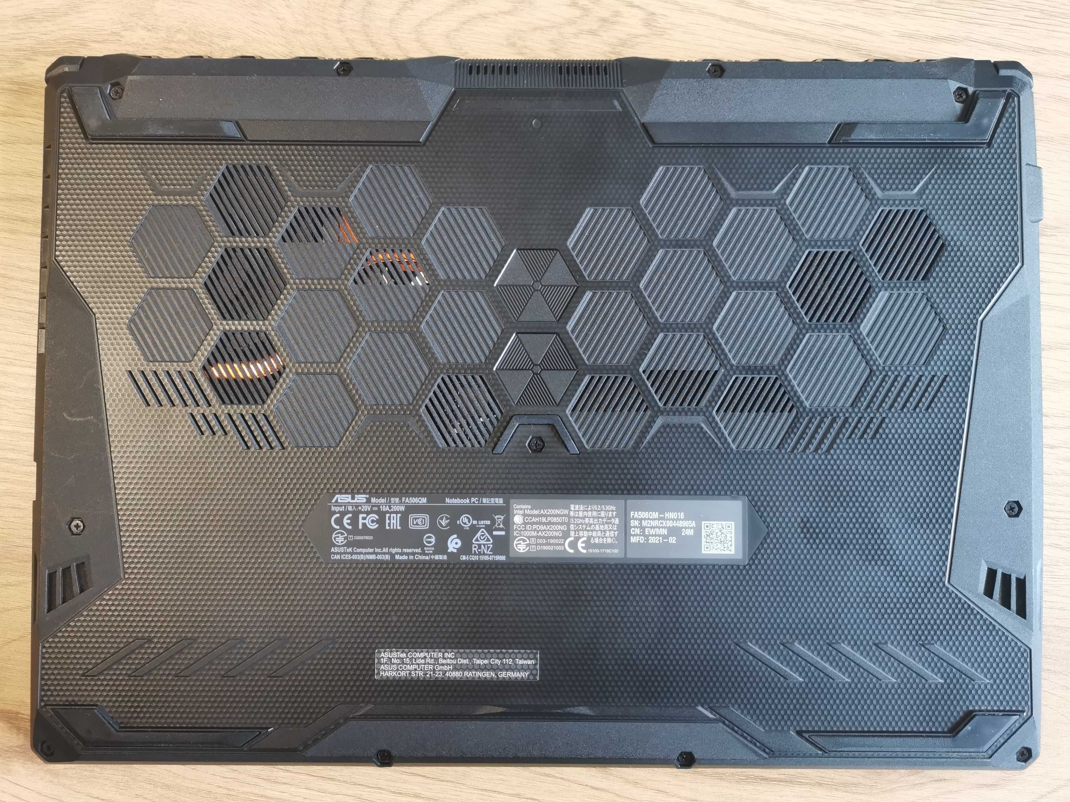 Asus TUF A15 RTX 3060 Razen 7