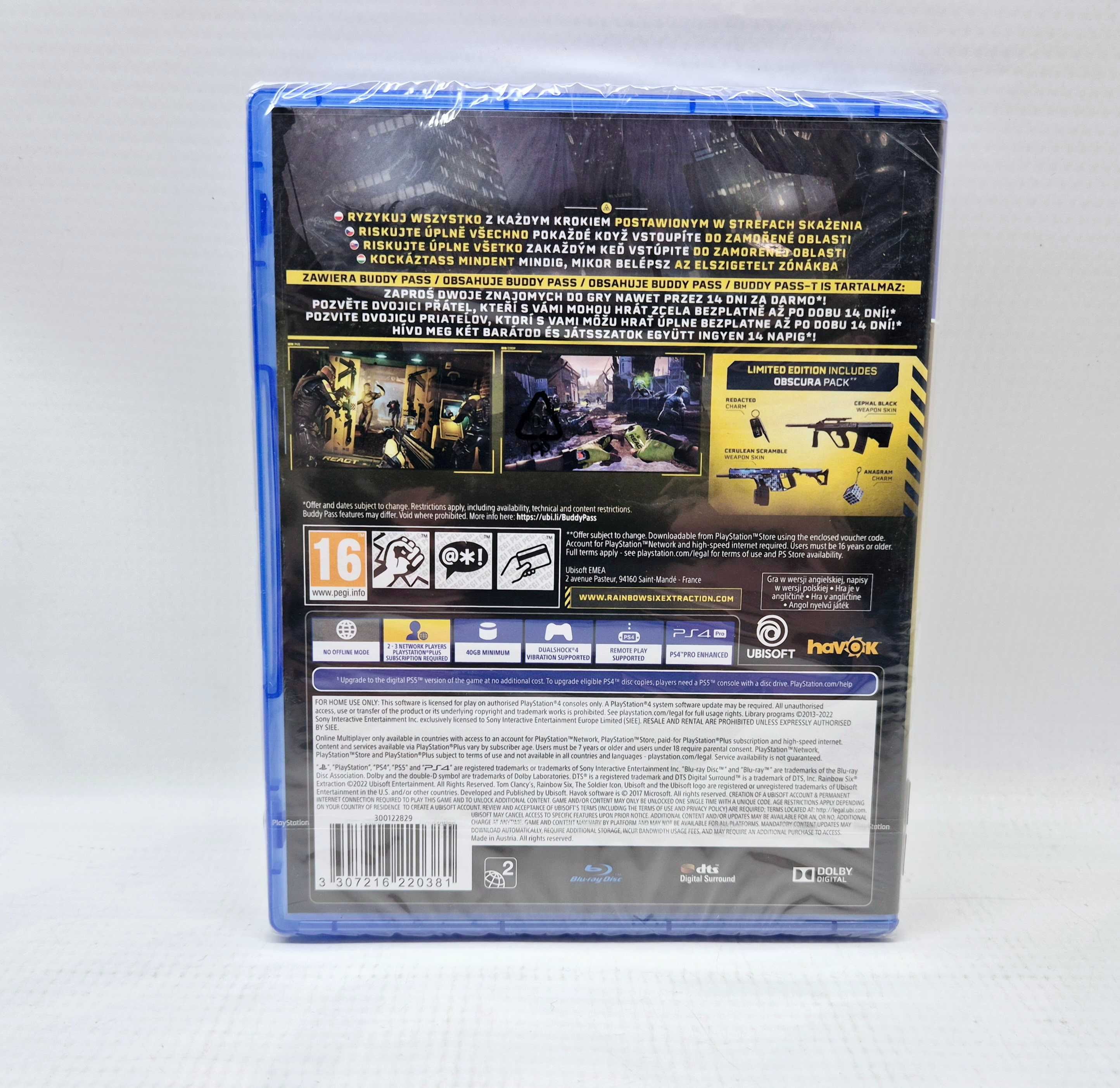 Gra PS4, Rainbowsix Extraction, Limited Edition, Komis Jasło Czackiego