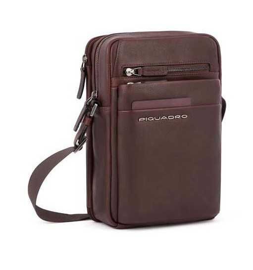 Чоловіча шкіряна сумка Piquadro Paavo Dark Brown CA5937S122TM коричнев