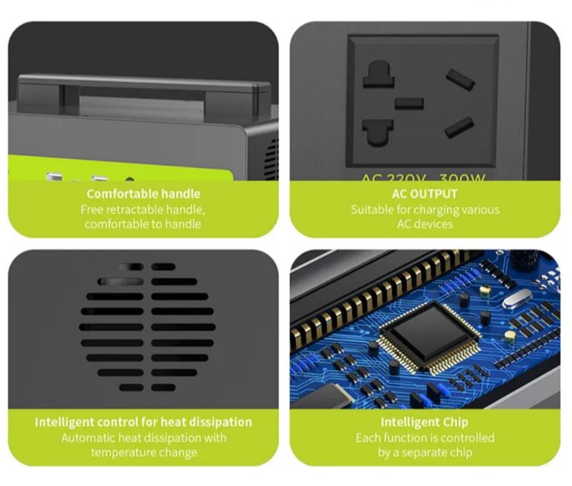 Зарядная станция 300Вт, CTECHI 300BT, электростанция, аккумулятор