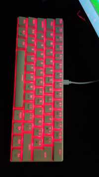 Teclado mars gaming switch red