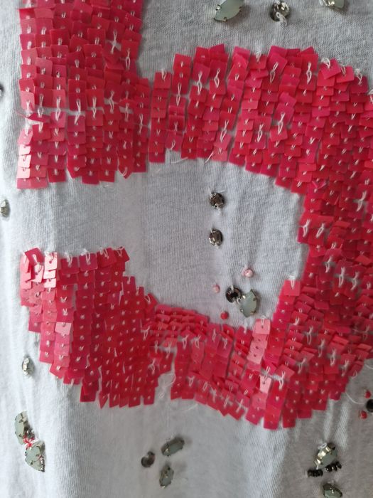 T-shirt na ramiączkach luźna bluzka biala S36