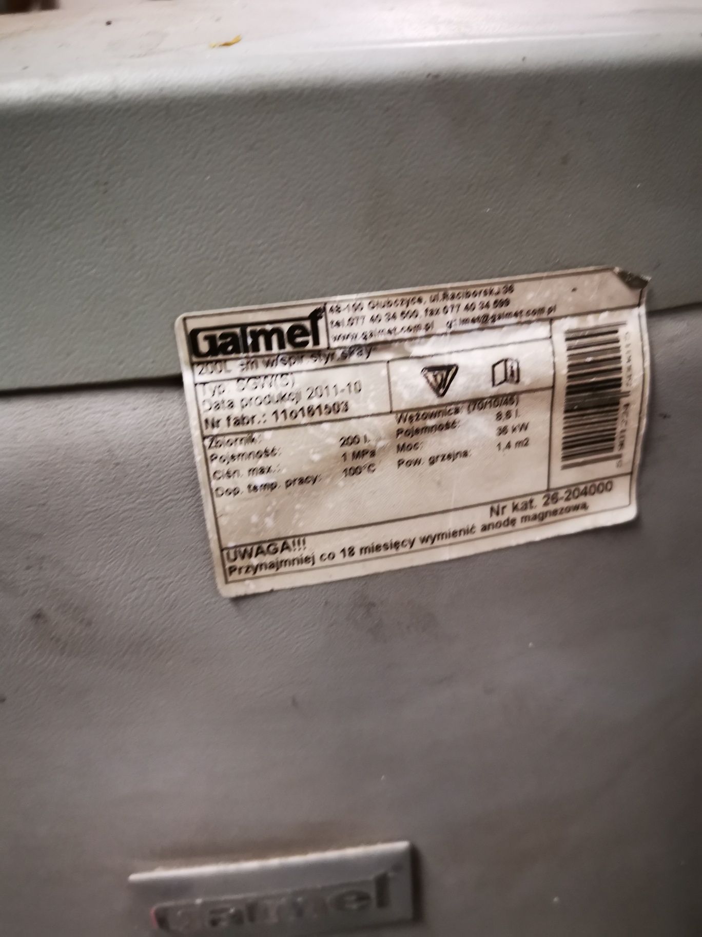 Zbiornik 200l  CWU