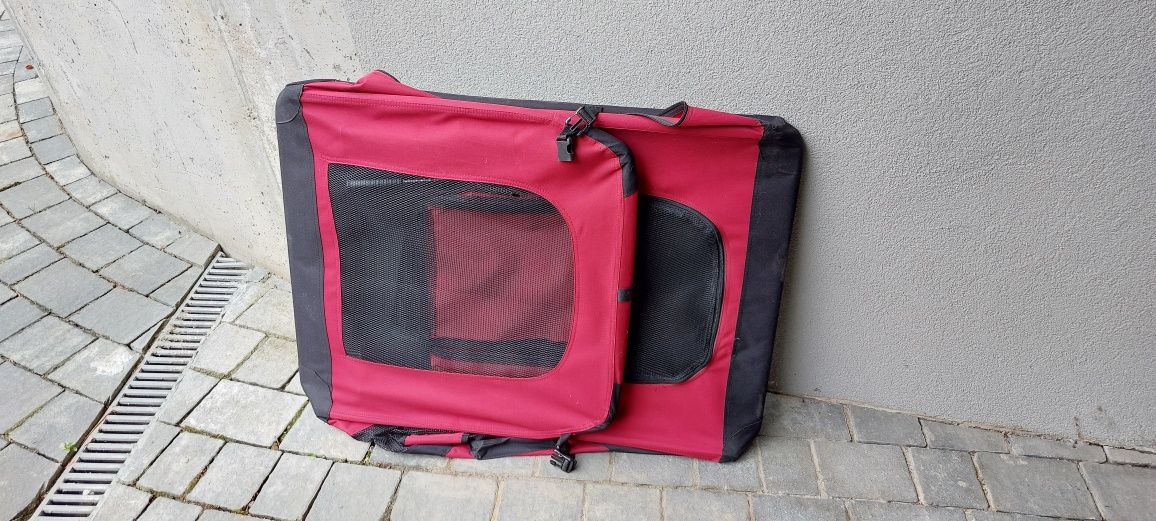 Składany przenośny kojec dla psa 90x63x63