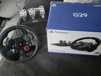 Logitech G29 z pedałami i lewarkiem G Shifter
