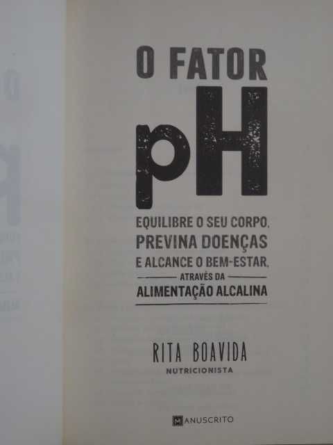 O Fator pH de Rita Boavida - 1ª Edição