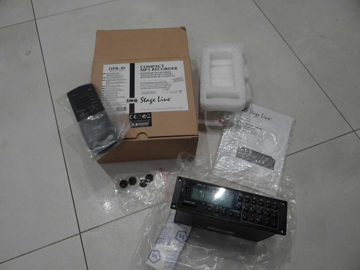 rejestrator mp3 moduł Monacor DPR-10