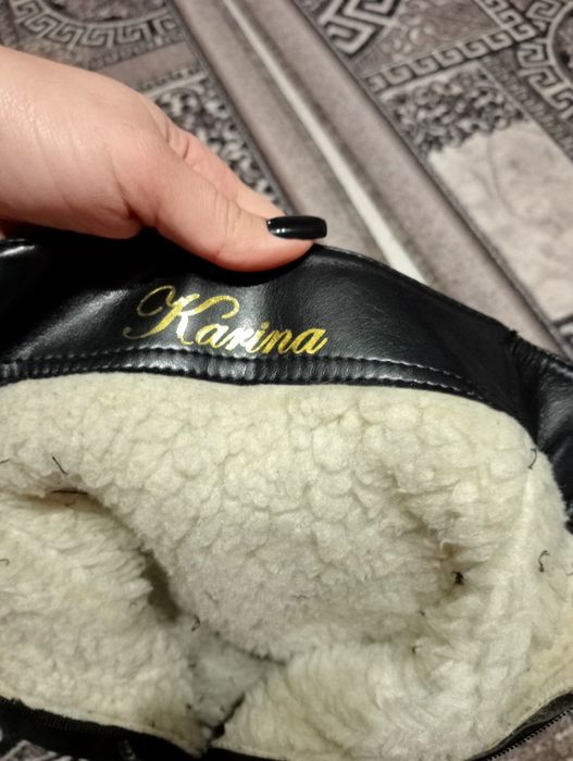 Сапожки з натуральної замші 39 розмір