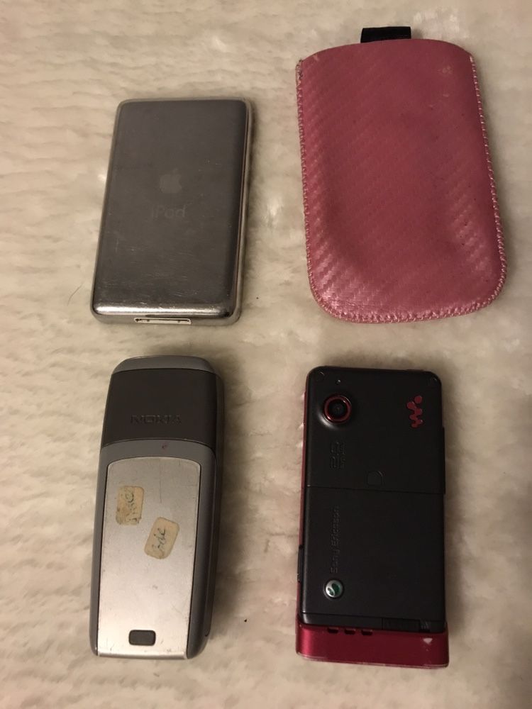 Sony Ericsson w910i rosa + capa rosa iPod