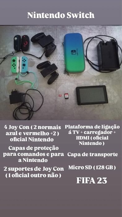 Nitendo switch como nova