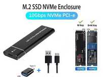 Obudowa dysku M2  NVMe  aluminiowa USB 3.0 USB-C