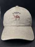 Nowa brązowa czapka z daszkiem bawełniana Camel vintage unisex