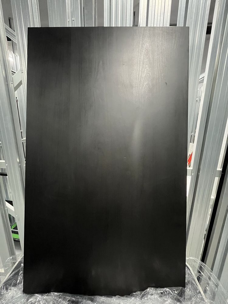 Czarny blat Ikea Linmon