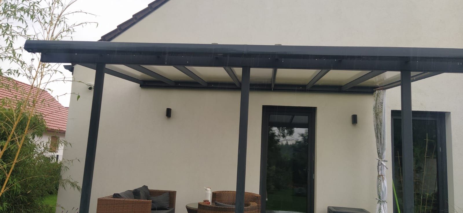 Pergola aluminiowa Verve 3 x 4,2 m szara
