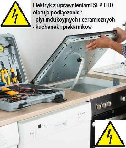 Podłączenie płyty indukcyjnej, piekarnika montaż - ELEKTRYK INDUKCJA