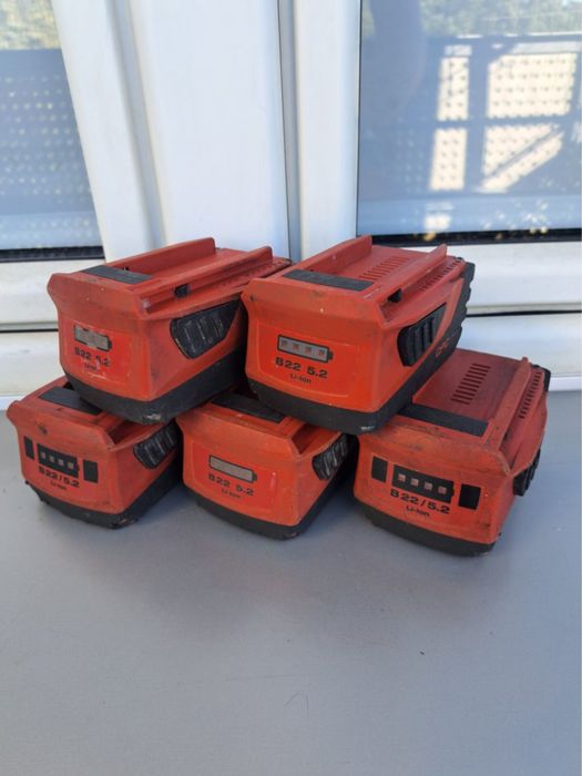 Hilti baterii B22 5.2 ah.