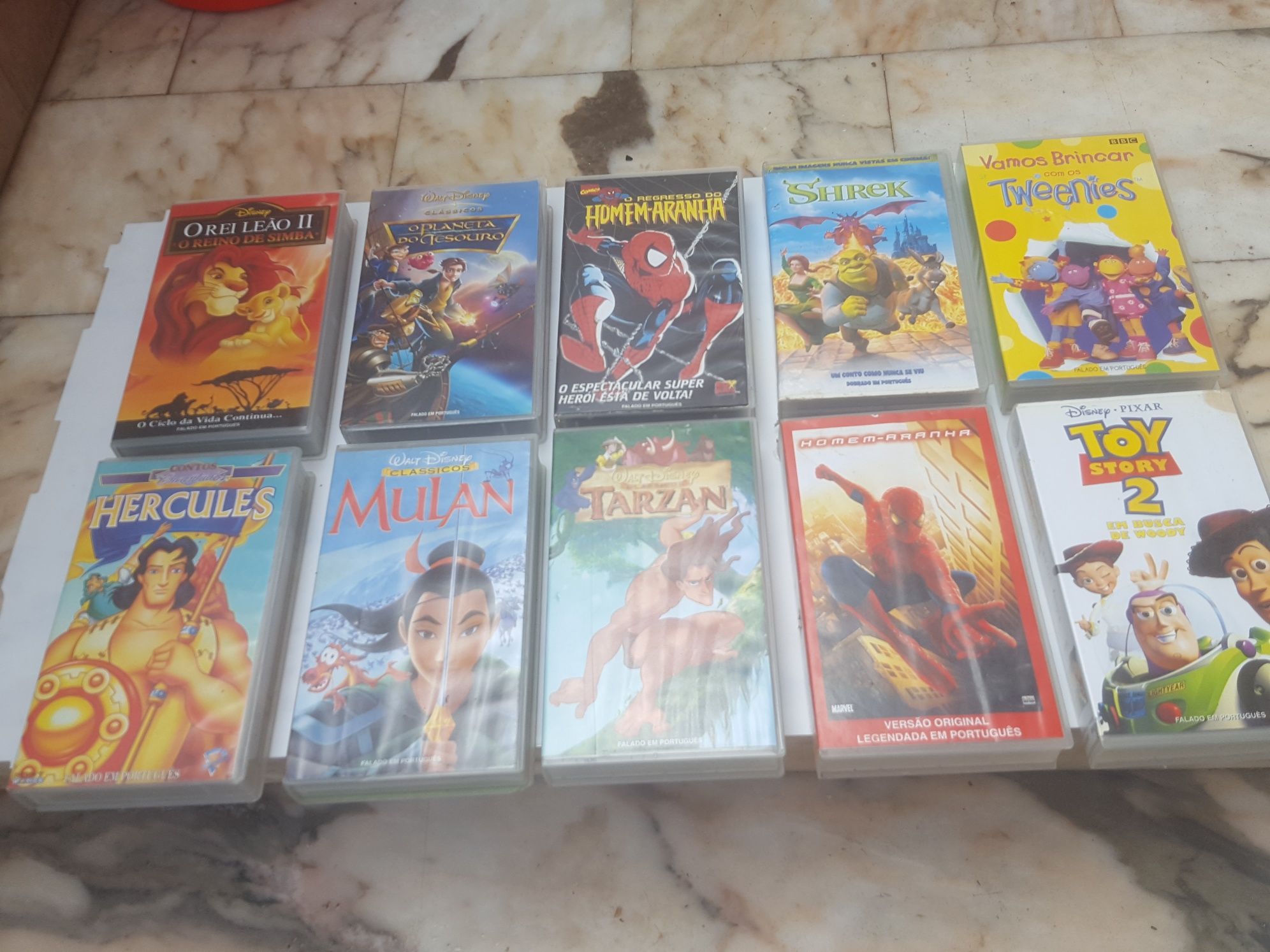 20 VHS filmes  antigos  para  crianças  originais