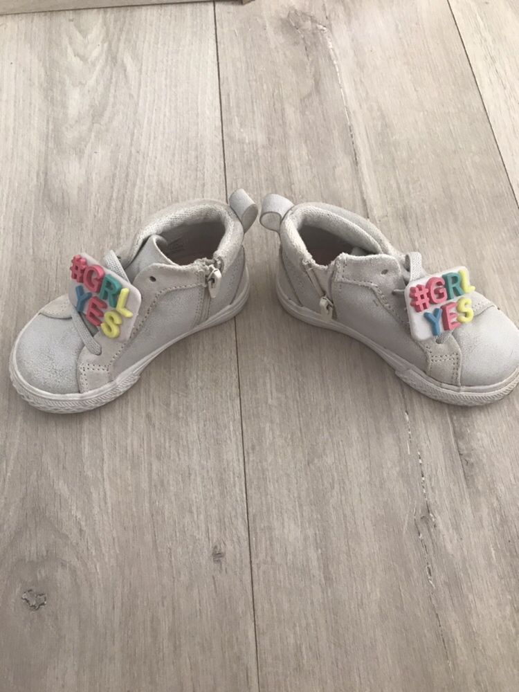 Buty zara trampki sneakers zara baby 20 jak nowe kolorowe wstawki