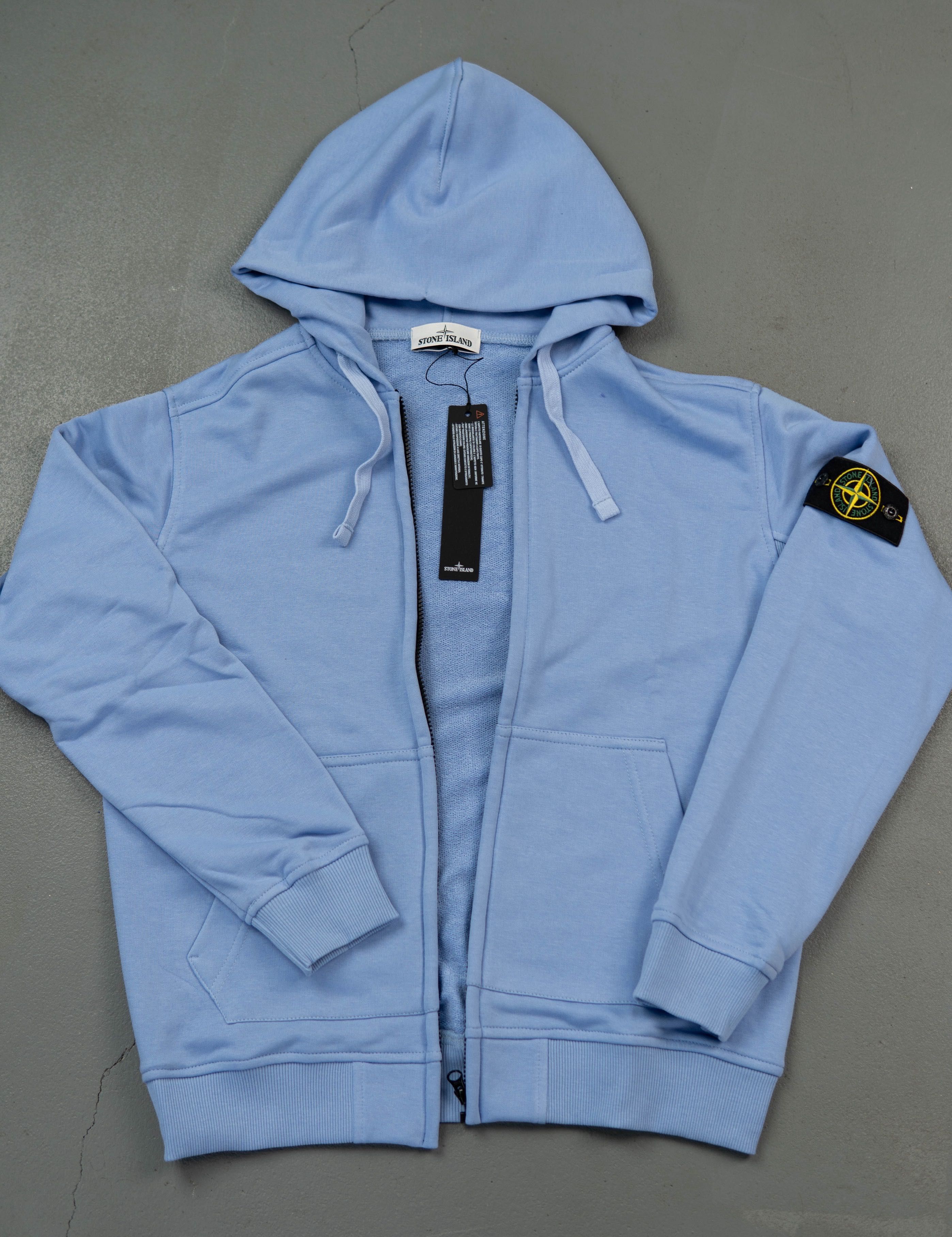 Зіп Худі Stone Island - М'ятна Кофта Стон Айленд - Світшот Стонік SI
