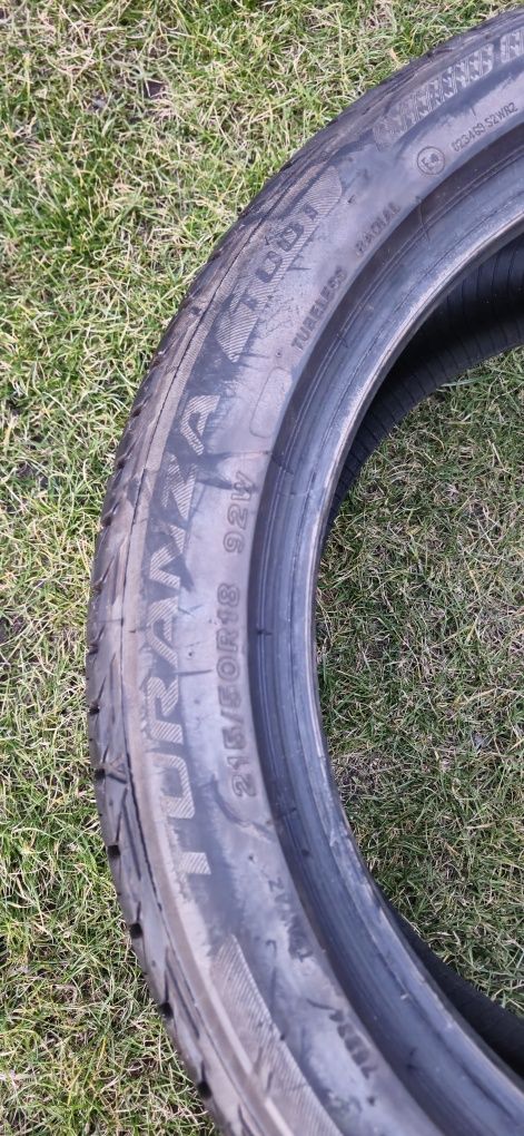Bridgestone 215/50 18 4szt letnie jak NOWE 2023r