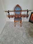 Wieszak drewniany stylowy loft na ubrania