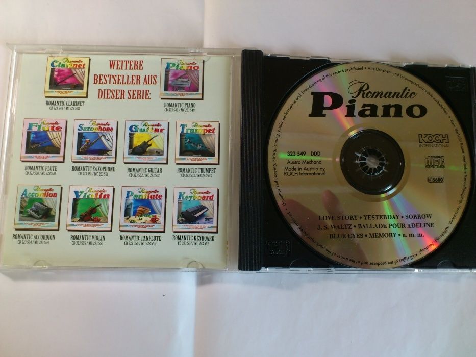 CD romantic piano (фирменный)