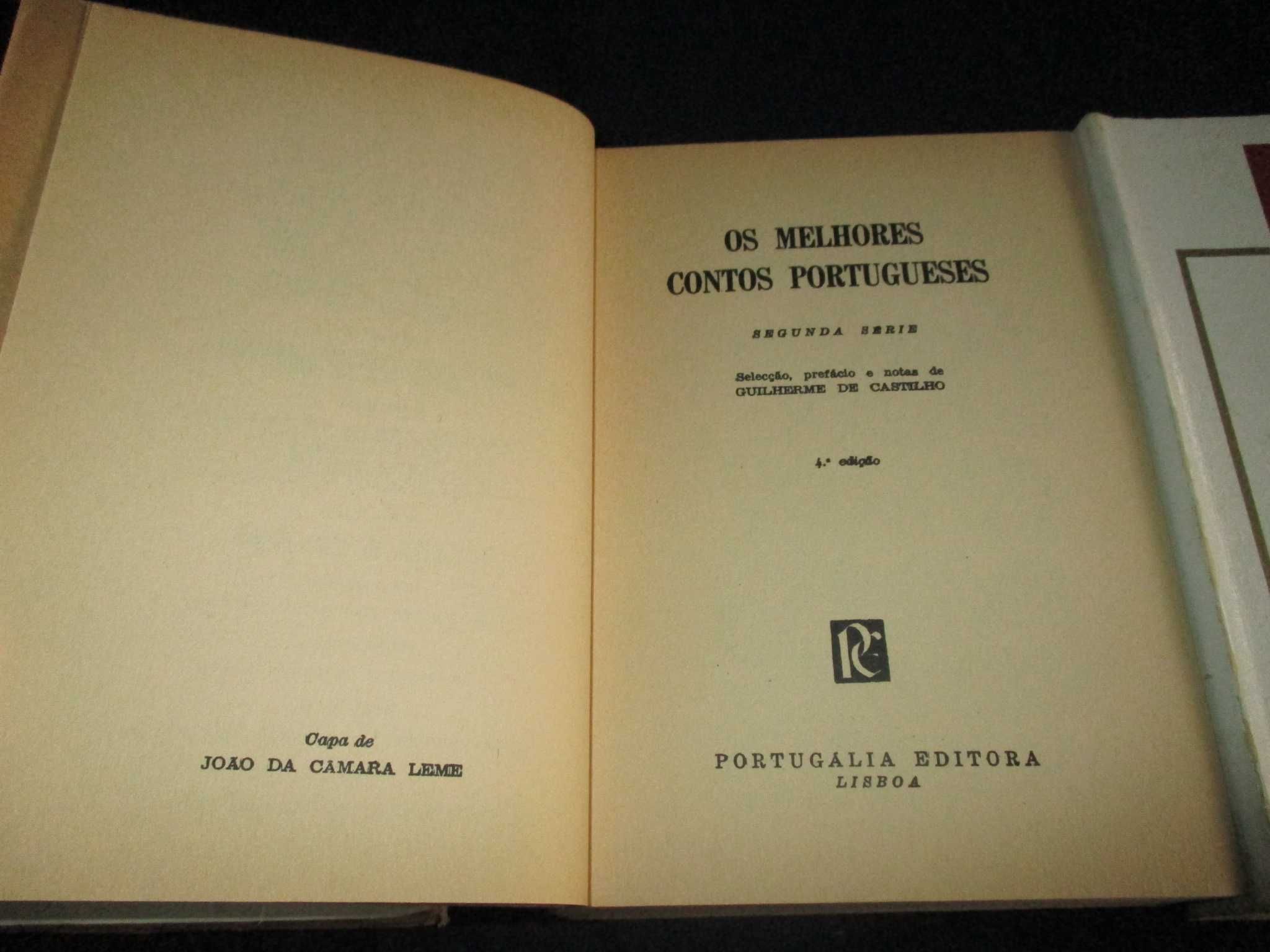 Livros Melhores Contos Portugueses Portugália 3 séries