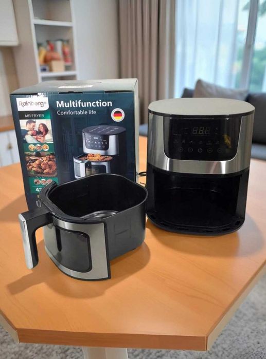 Аерофритюрниця на 8 літрів готує без масла з сенсорним управлінням