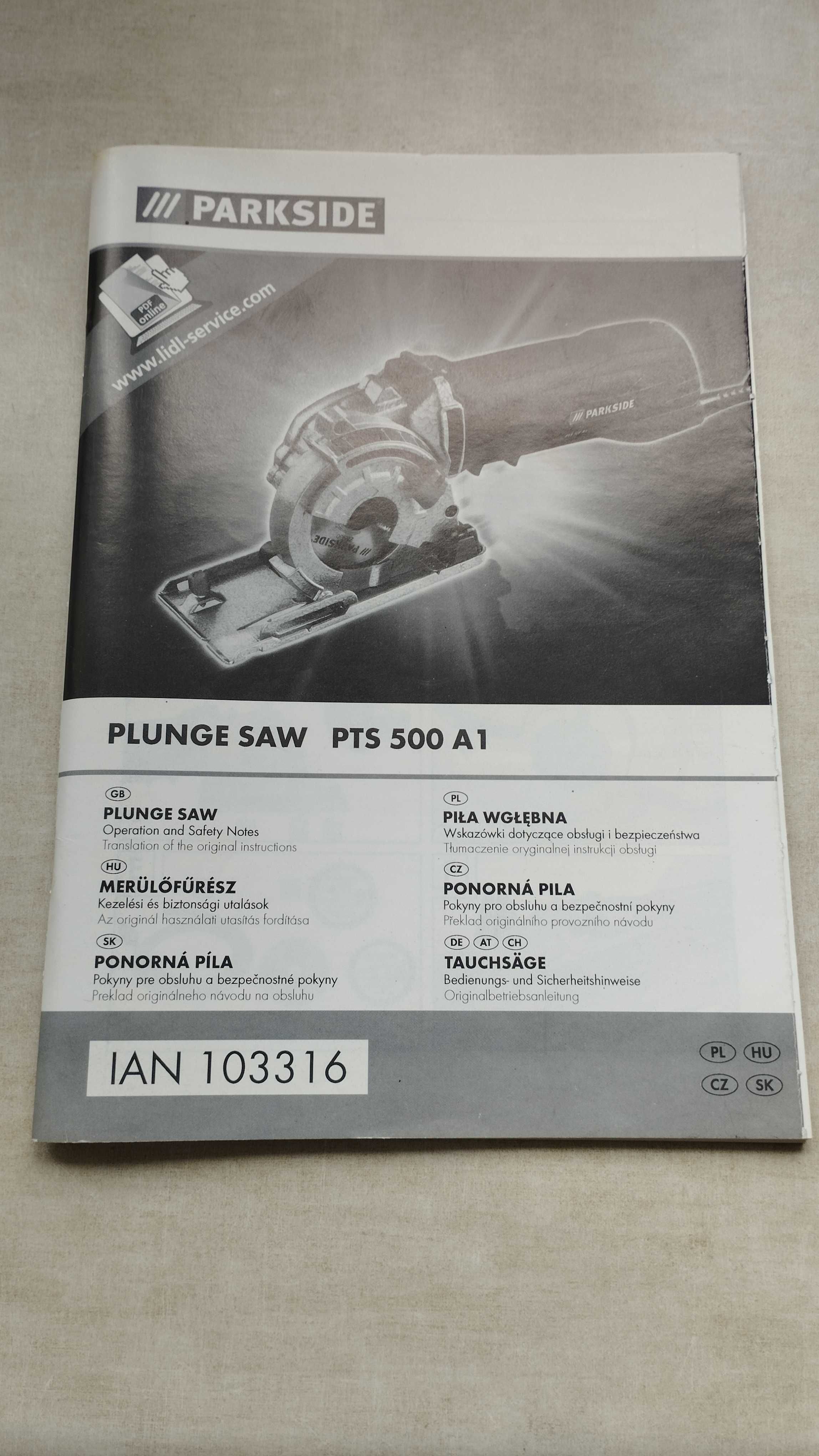 Nowa  Piła wgłębna PTS 500 A1